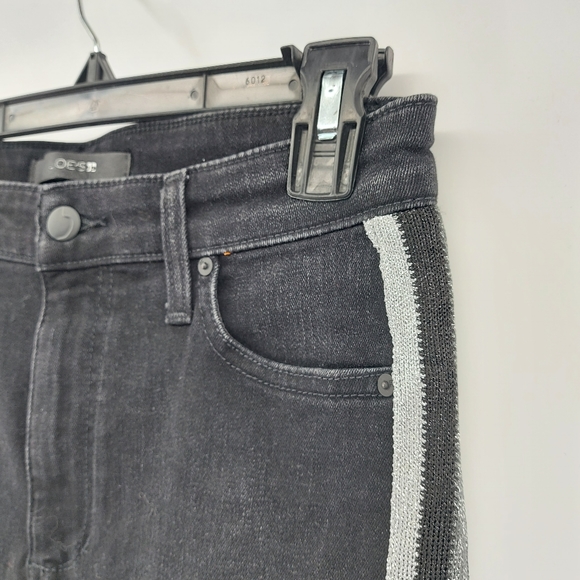 Joe's The Charlie High Rise Skinny Ankle Flawless Black Size 27 - Picture 6 of 12